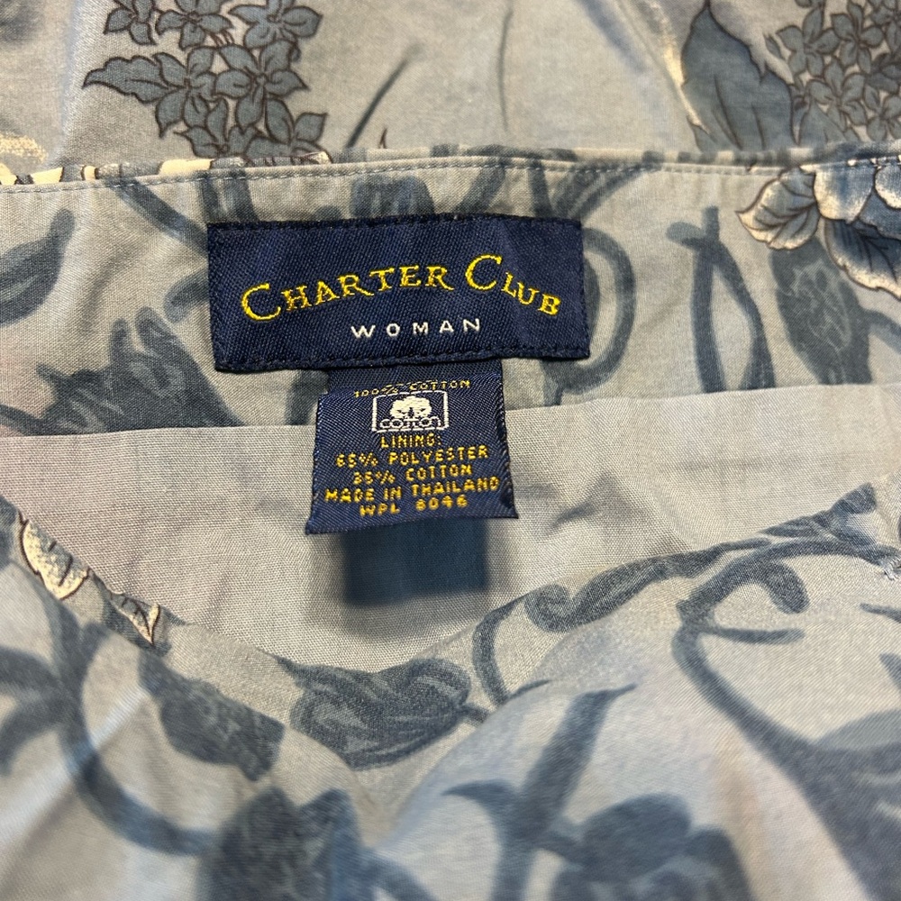 Charter Club Floral Patterned Midi Skirt - Picture 3 of 8